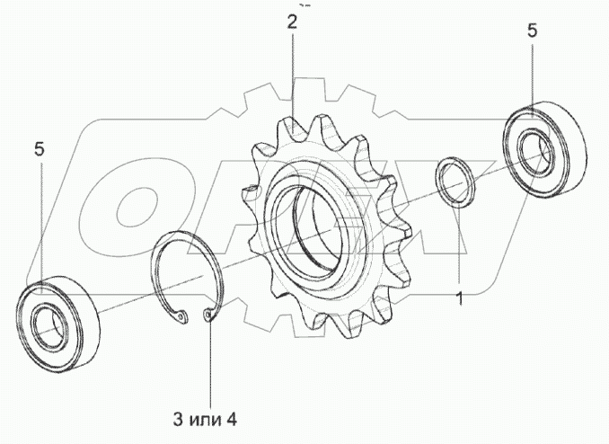  Звездочка КВС-4-3900410