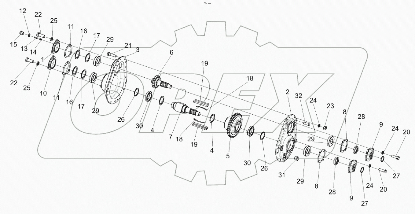  Редуктор КВС-4-3904000