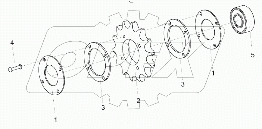  Звездочка КУЖ 0122010