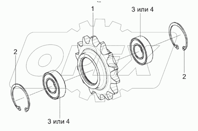  Звездочка ПКК 0356000