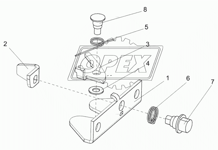 Замок КВС-1-0160240