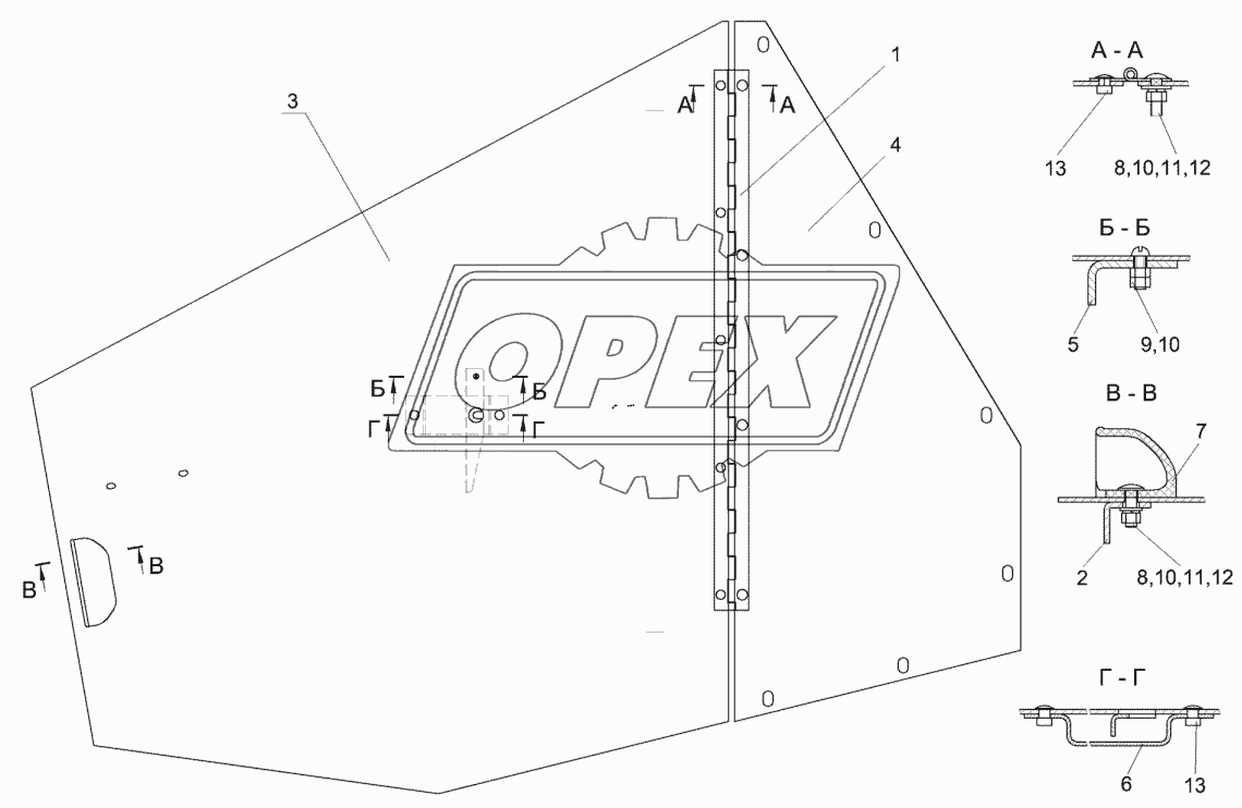 Ограждение КВС-4-3900070