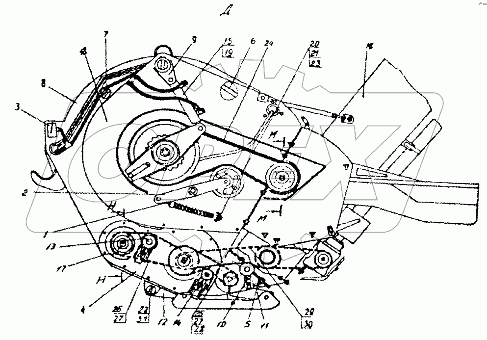 Молотильно-сепарирующее устройство (КЗР0101000Б)