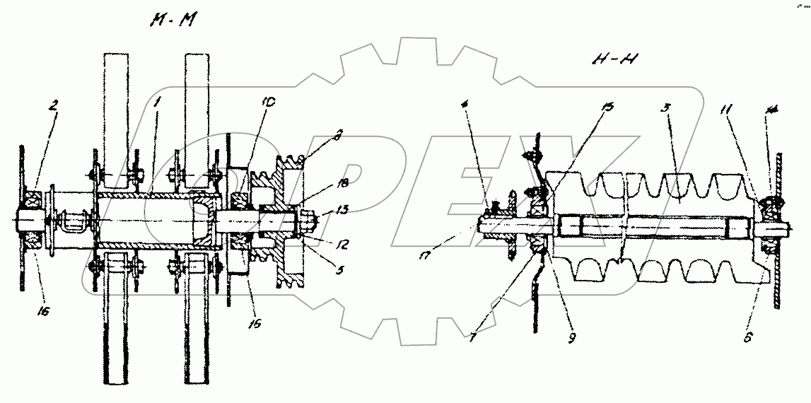 Молотильно-сепарирующее устройство (КЗР0101000Б)