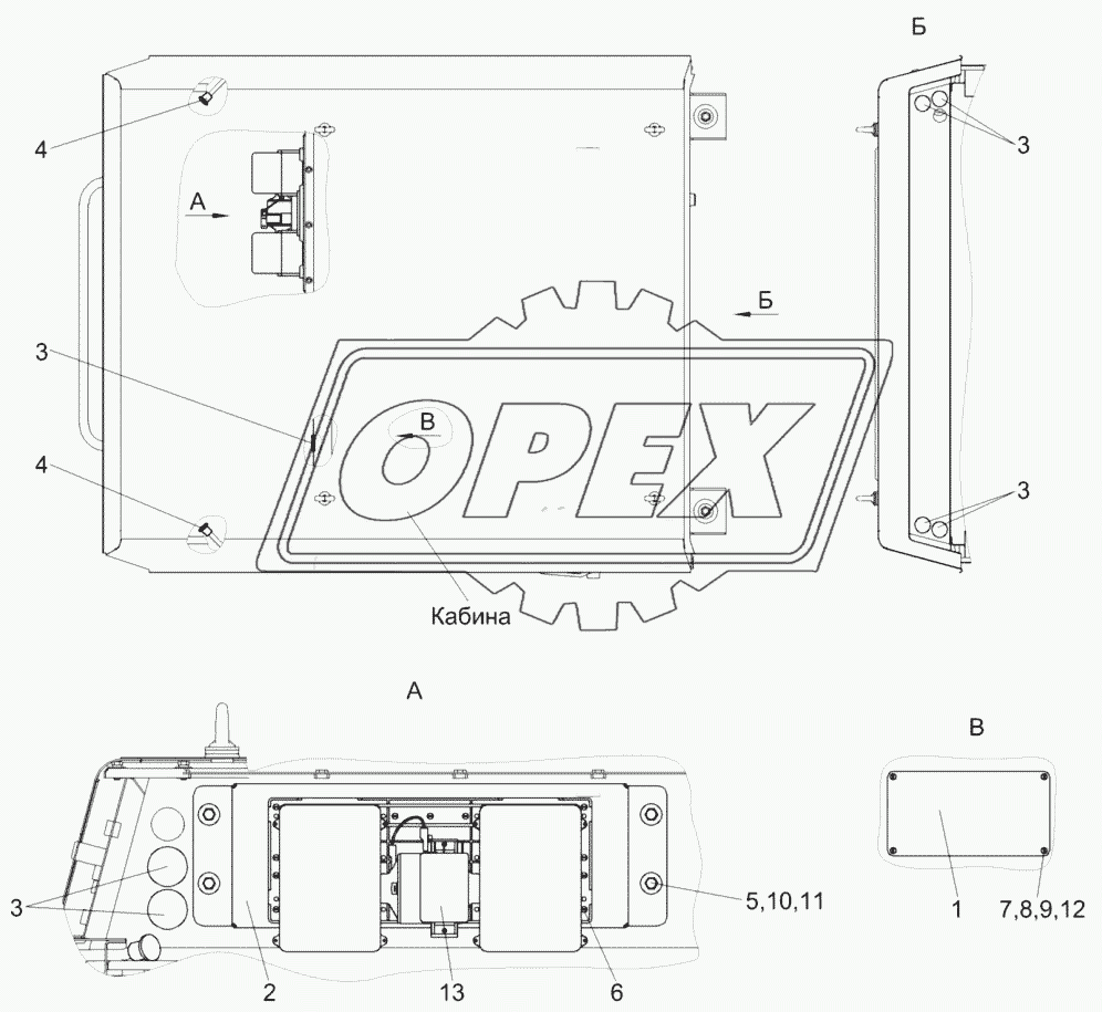 Привод вентилятора КЗК-5-0113090