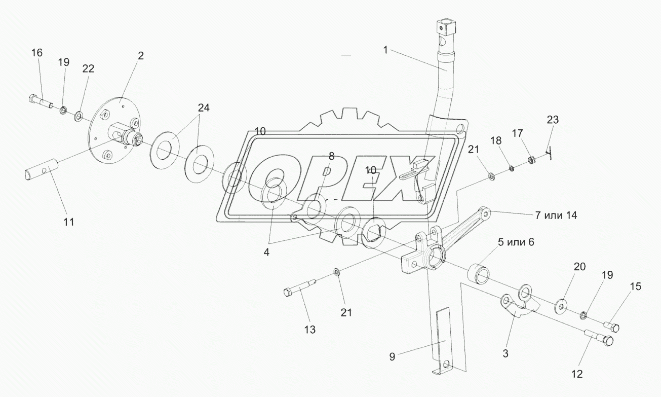 Рычаг КЗК-12-0119920Б