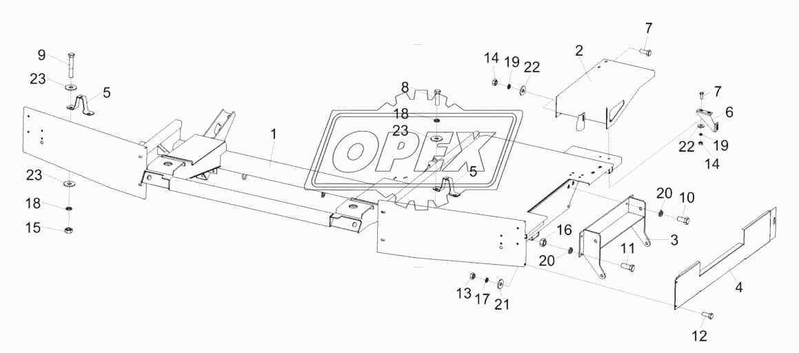 Подрамник КЗК-5-4-0121000