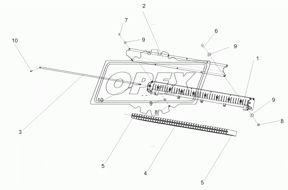 Опора ножевая КЗК-10-0290030А