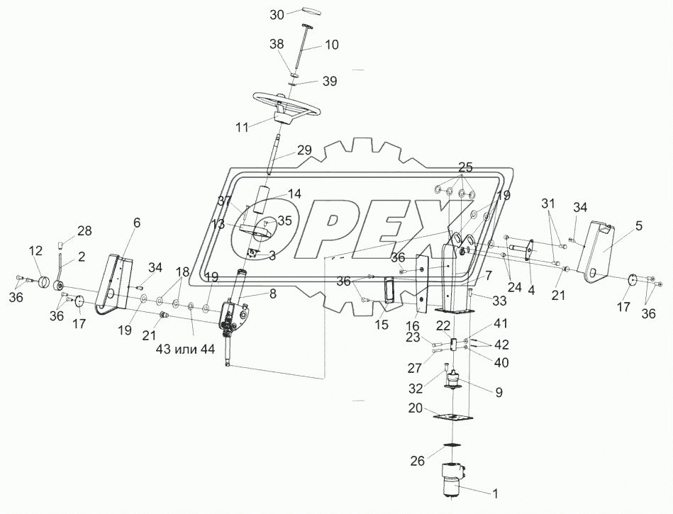 Рулевая колонка КВС-1-0129230-01