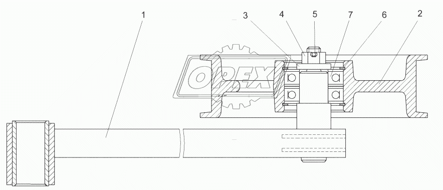 Рычаг КЗК-10-0100620