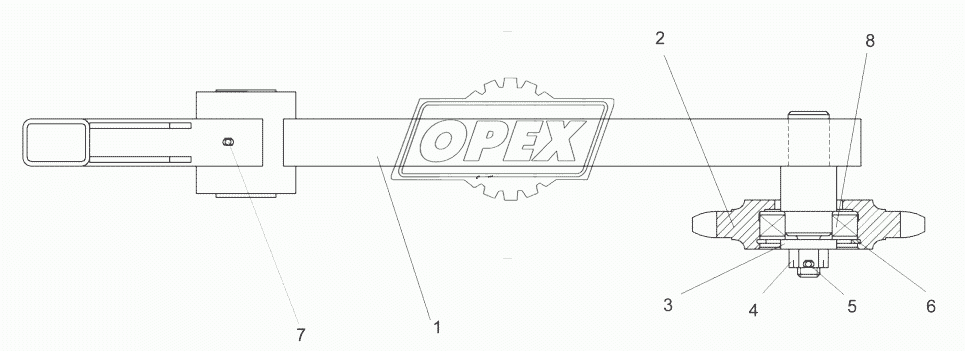 Рычаг КЗК-10-0100680А