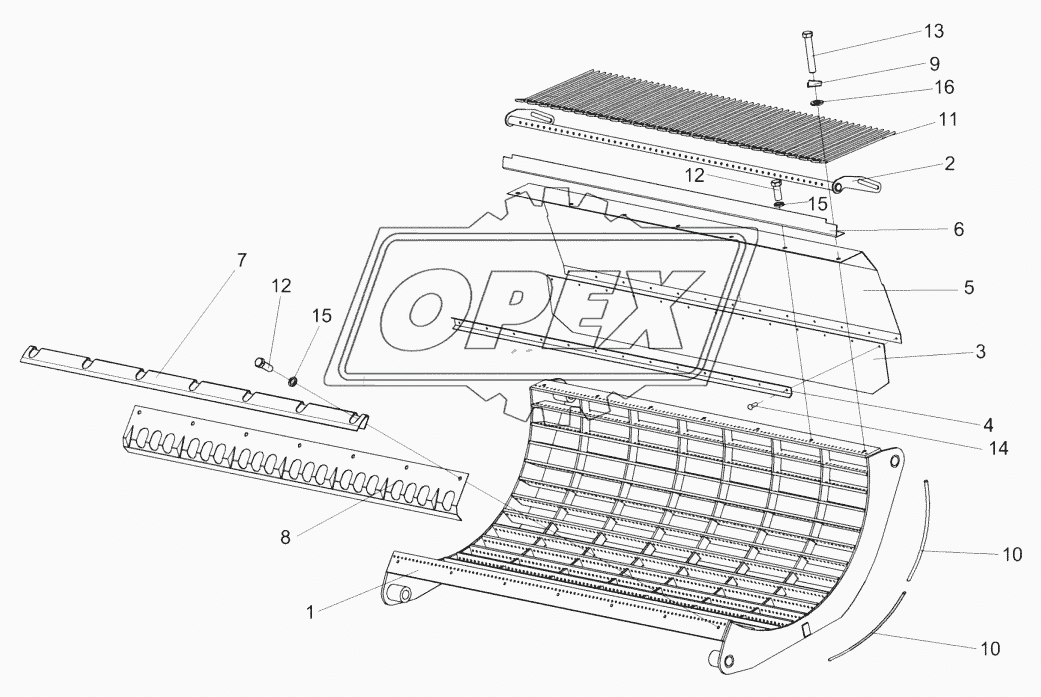 Подбарабанье КЗК-10-0103000