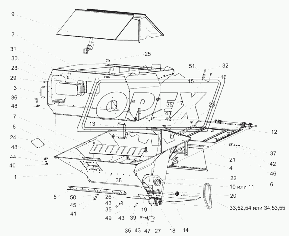 Бункер КЗК-10-3-0203000