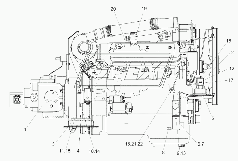 Двигатель КЗК-10-2-0106010 (лист 1)