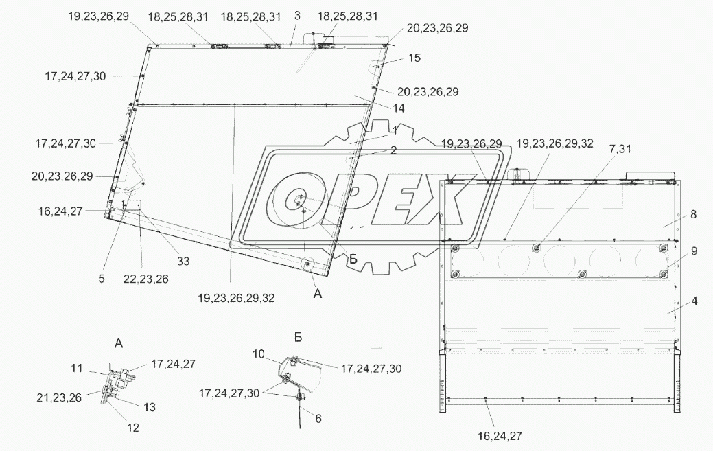 Капот КЗК-2-12-0228300