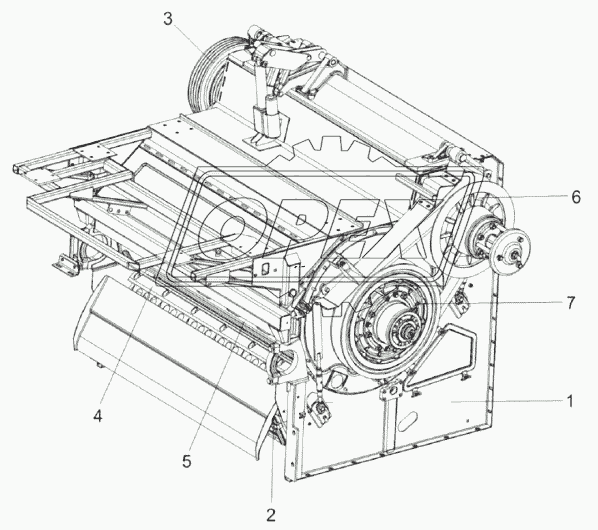 Аппарат молотильный КЗК-10-4-0102000