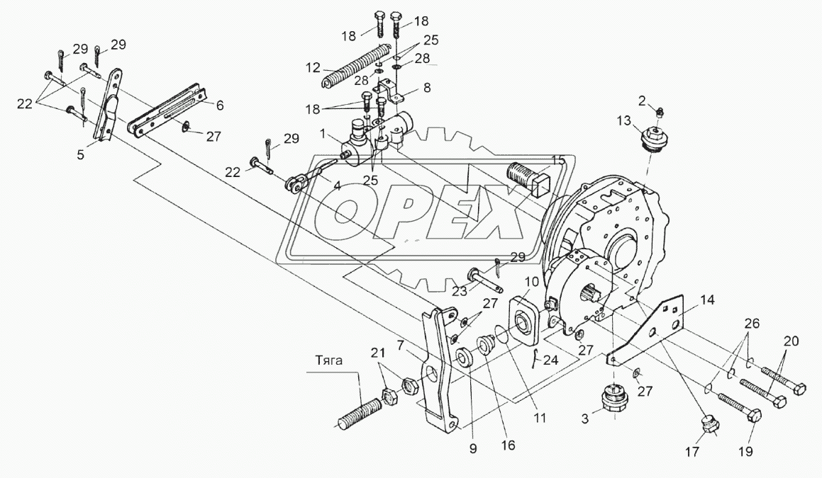 Редуктор бортовой КЗК-10-0107200