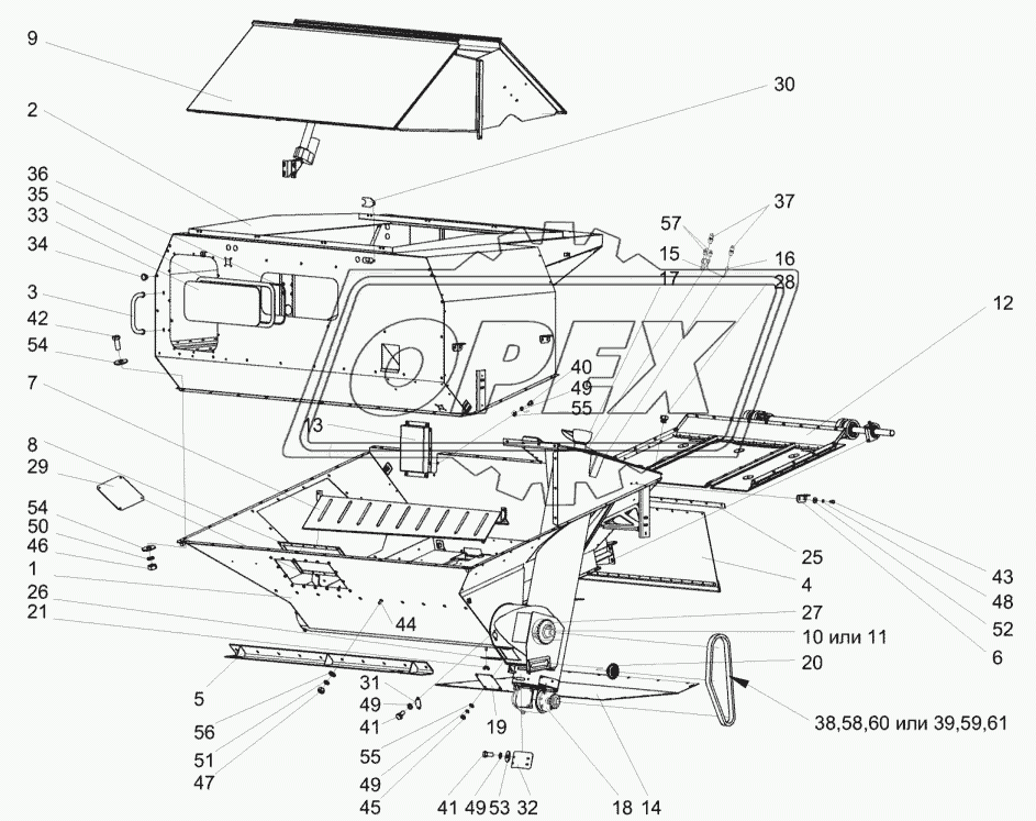 Бункер КЗК-10-3-0203000