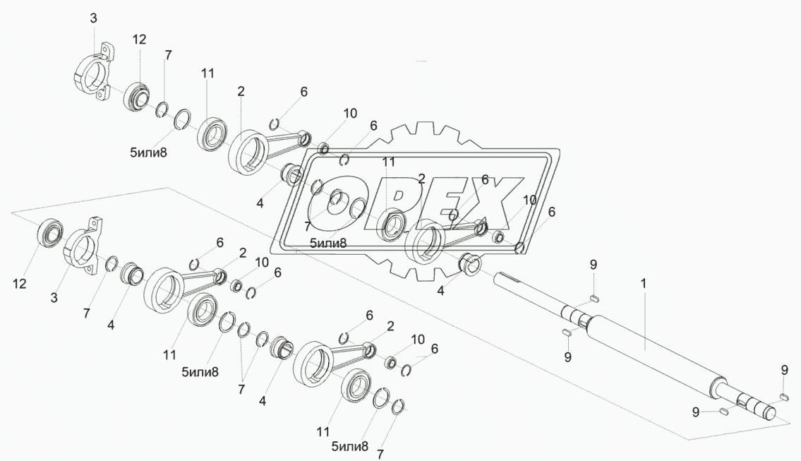 Вибропобудитель КЗК-10-0226100