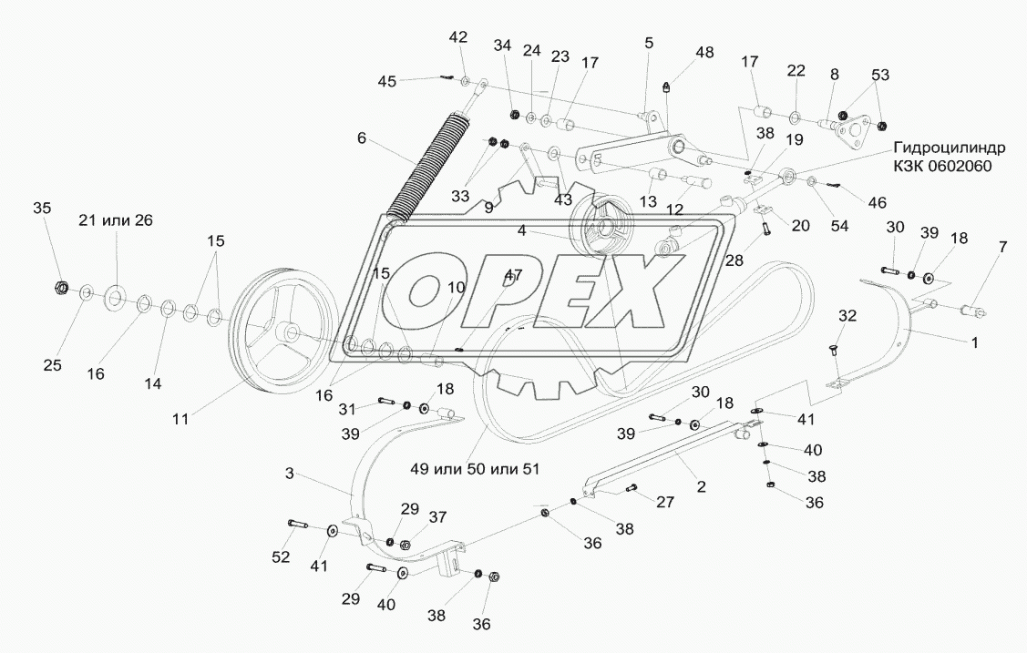 Привод горизонтального шнека КЗК-10-0221100