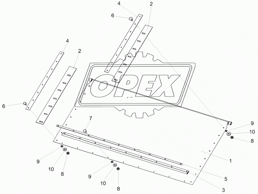 Заслонка КЗК-10-0290160А