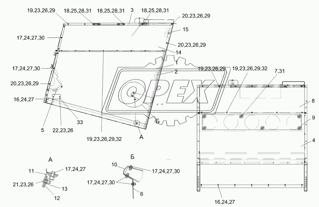 Капот КЗК-2-12-0228300