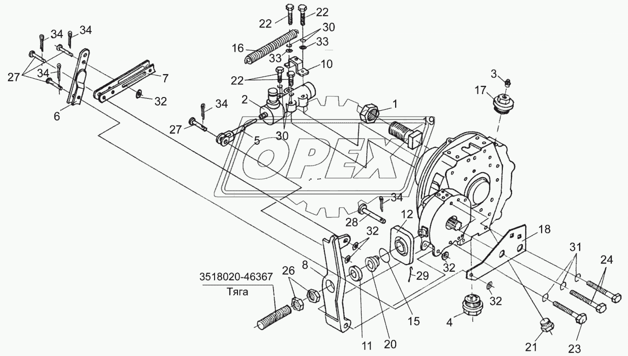 Редуктор бортовой КЗК-10-0107200