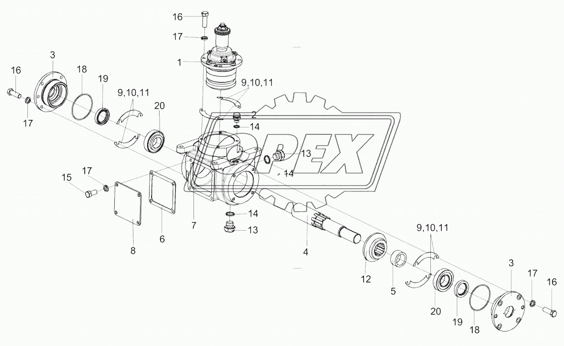 Редуктор КЗК-12-0209100-02