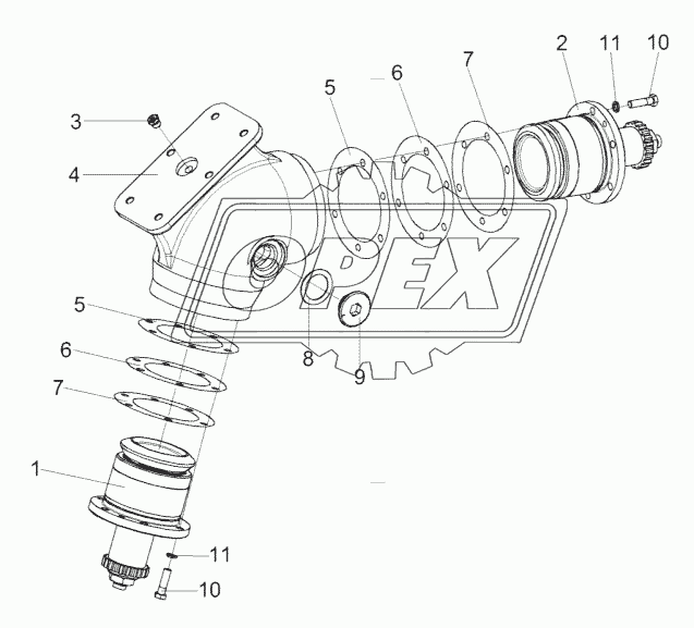 Редуктор КЗК-12-0210000А