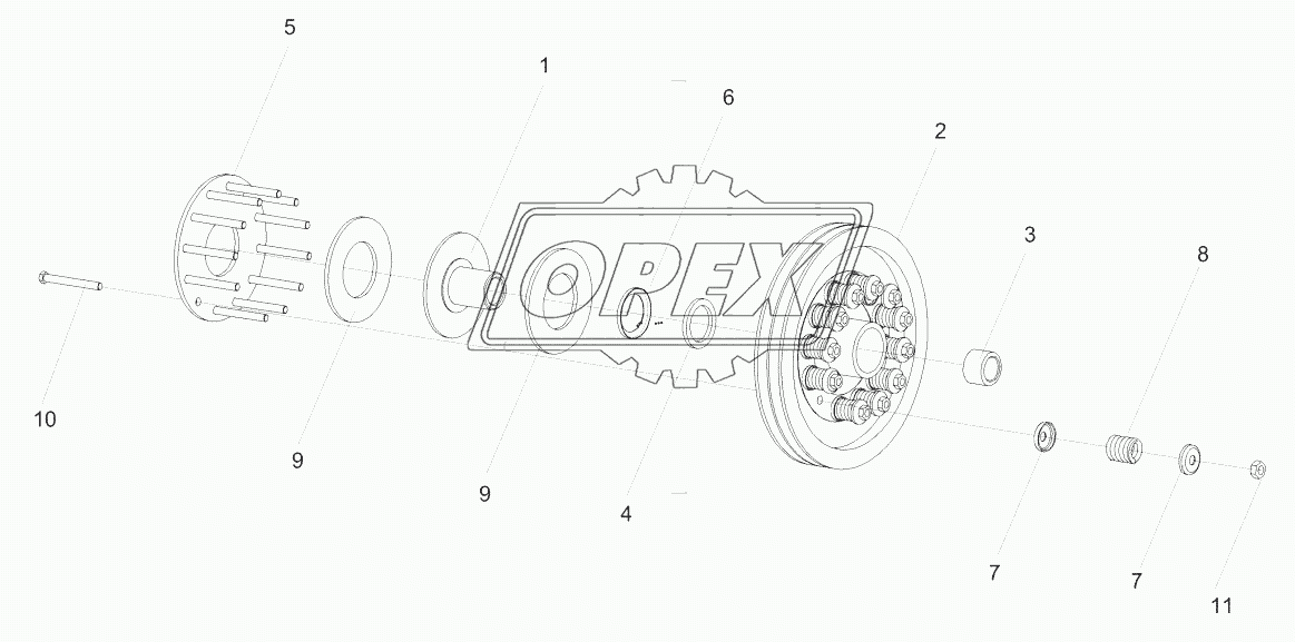 Муфта фрикционная КЗК-10-0219100