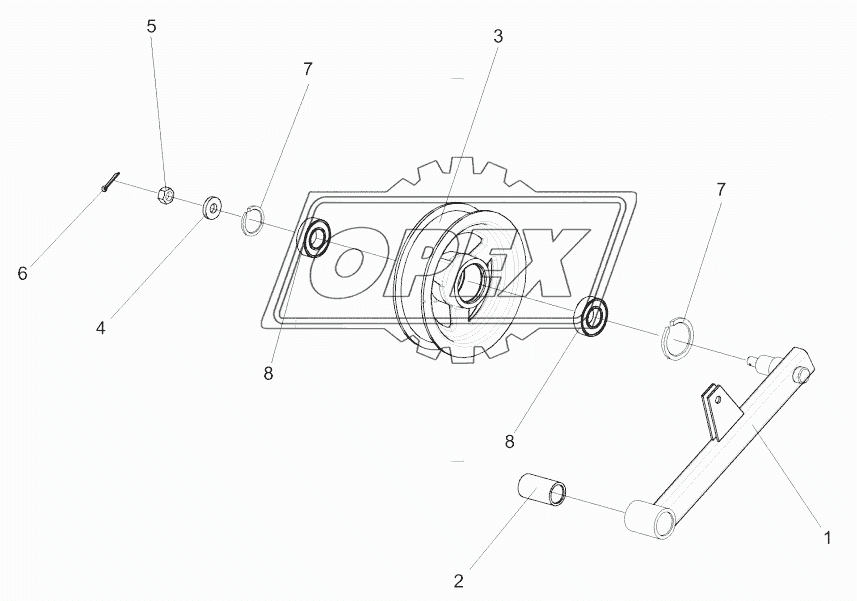 Рычаг КЗК-10-0290260