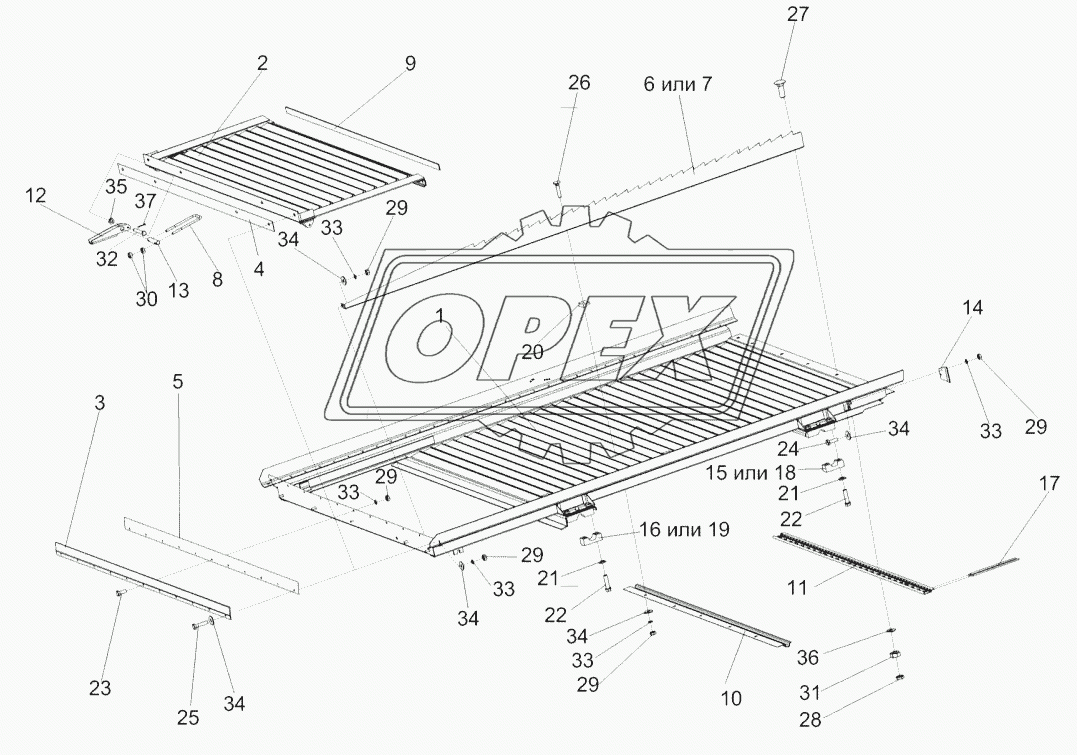 Доска стрясная КЗК-12-0280000А