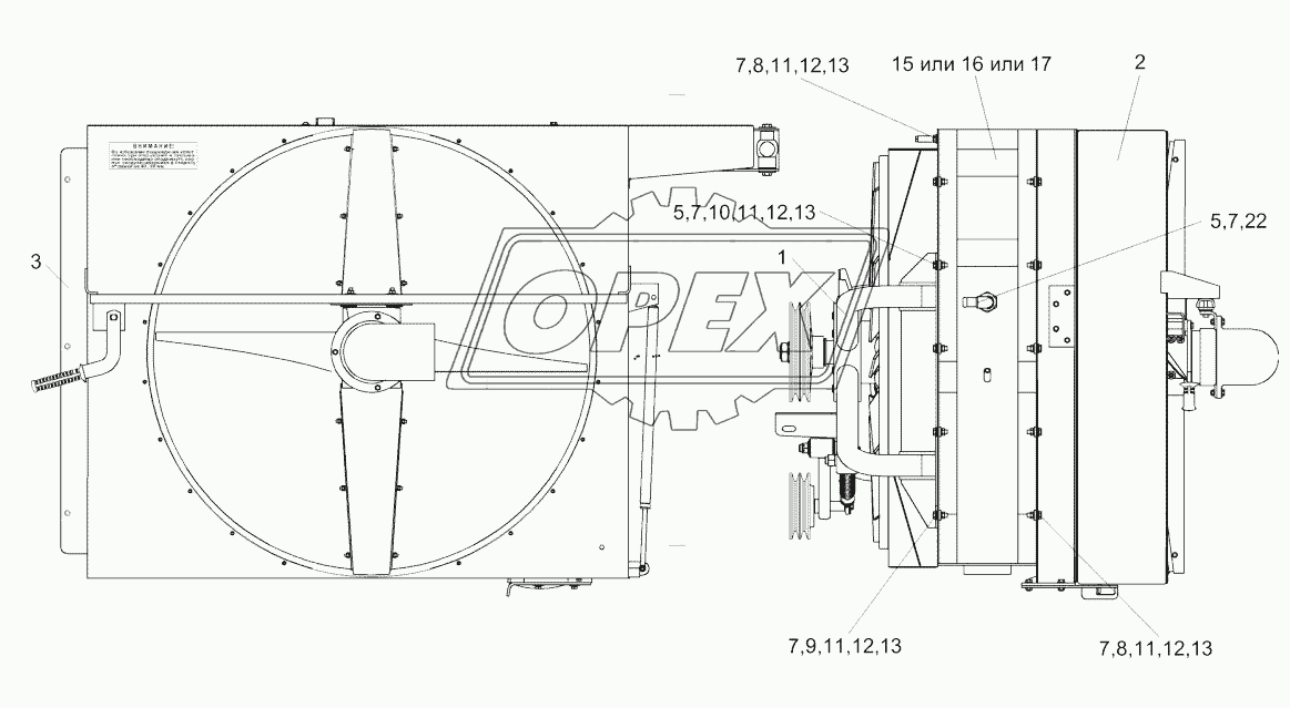 Радиатор КЗК-12-3-0106040