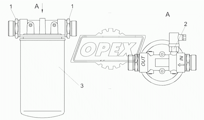 Фильтр сливной КЗК-12-0602400