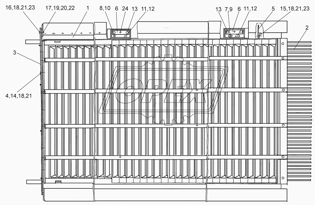 Доска стрясная КЗК 0280000А (лист 1)