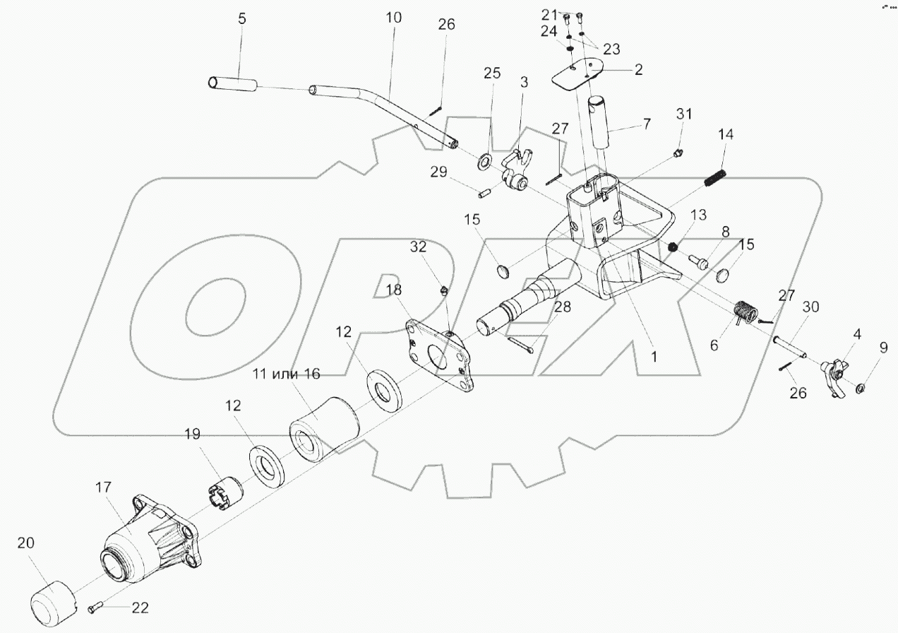  Устройство тяговое КЗР 0232000