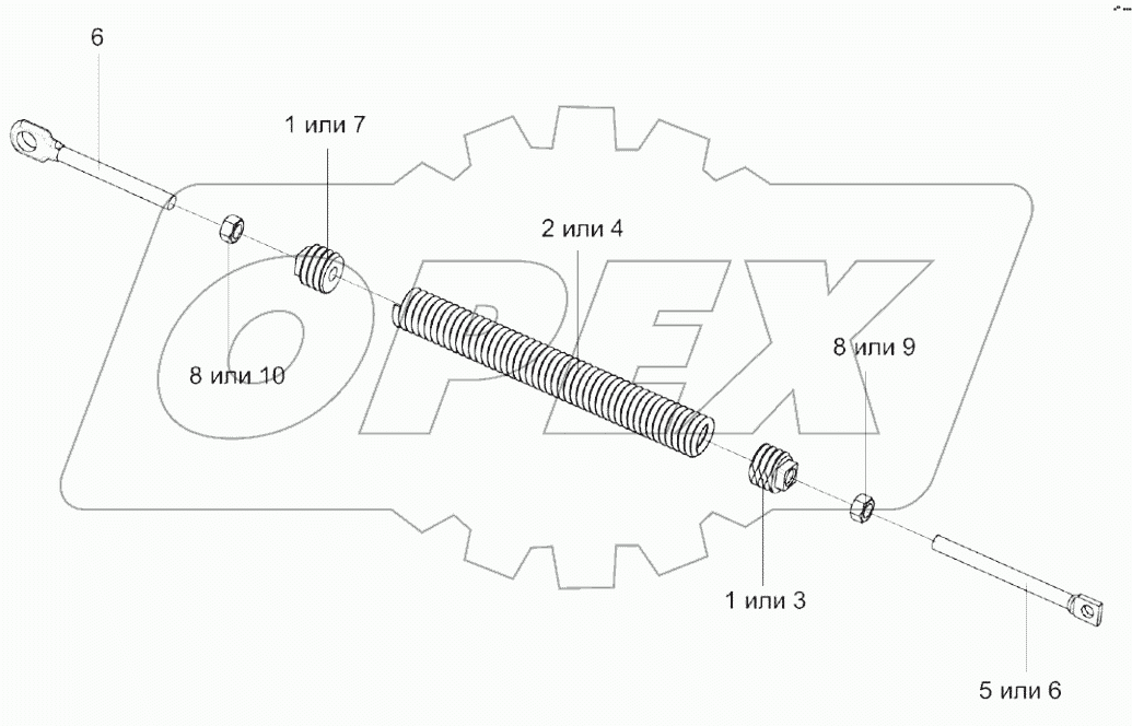 Пружины КЗК 0100720 и КЗР 0202800А