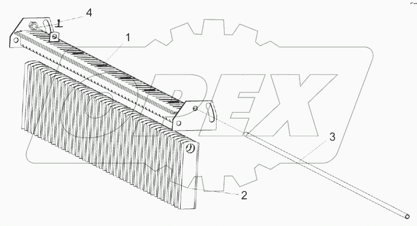  Опора ножевая КЗК 0290030А