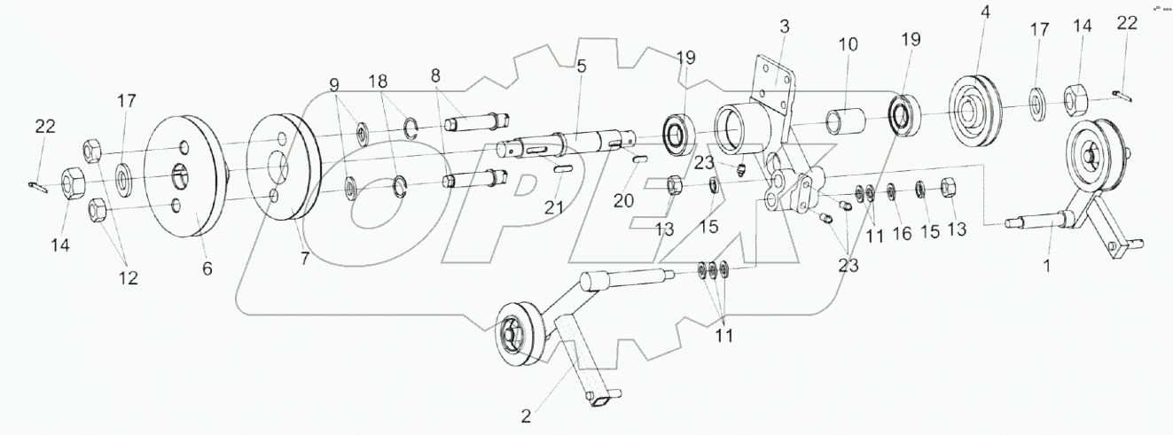  Контрпривод КЗК 0112080А