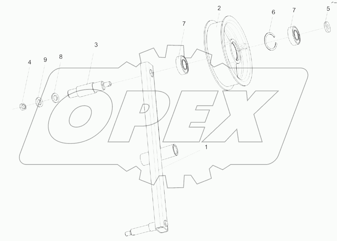  Рычаг КЗК 0112180А