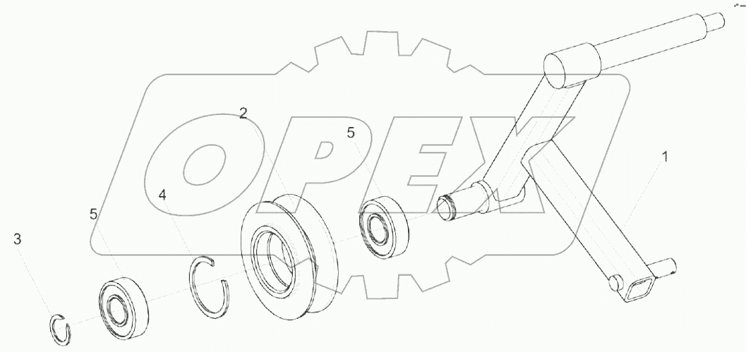  Рычаг КЗК 0112210А