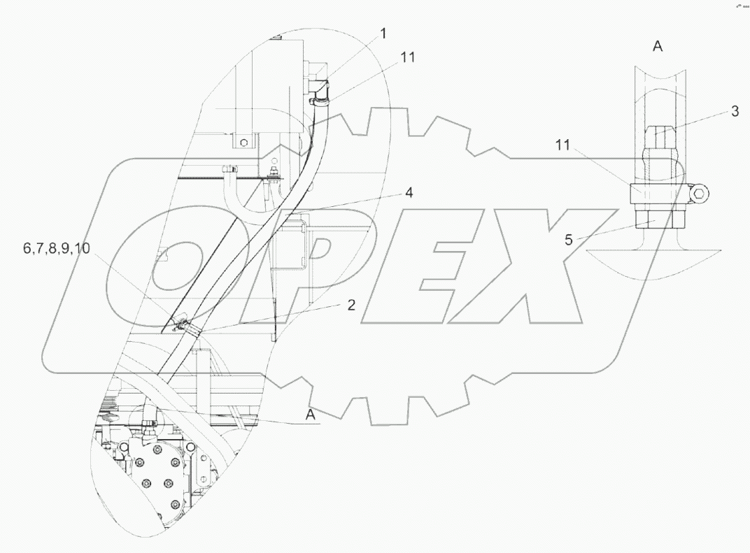  Установка рукава КЗК-8К-0106200