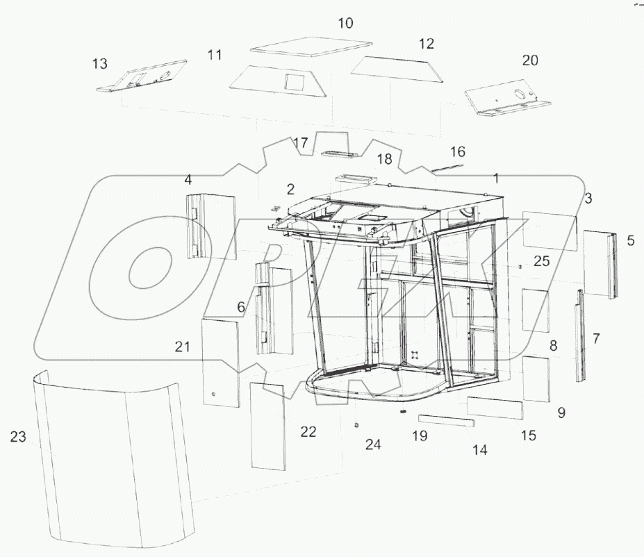  Каркас КЗК-3219-0120020