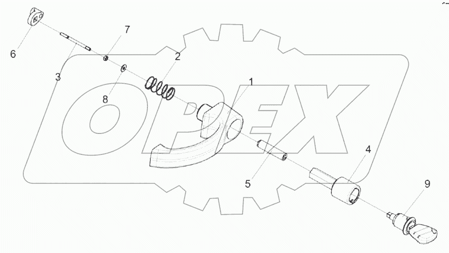  Ручка КЗК-12-0131010