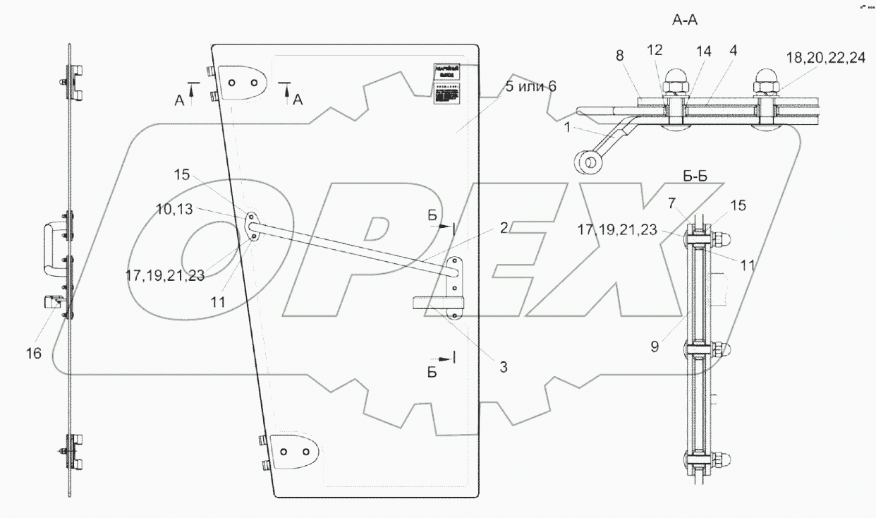  Дверь КЗК-3219-0120130