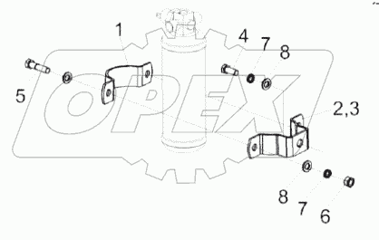  Установка ресивера КЗК-8-3-0113050
