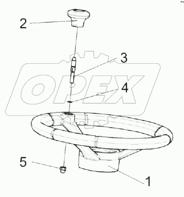  Колесо рулевое КЗК-12-0122300