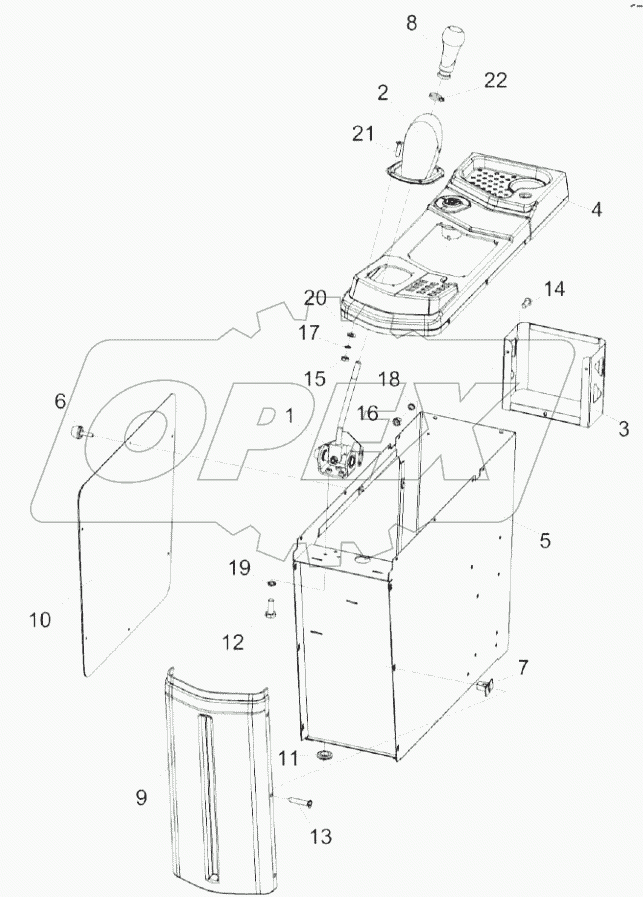  Пульт управления КЗК-3219-0119500