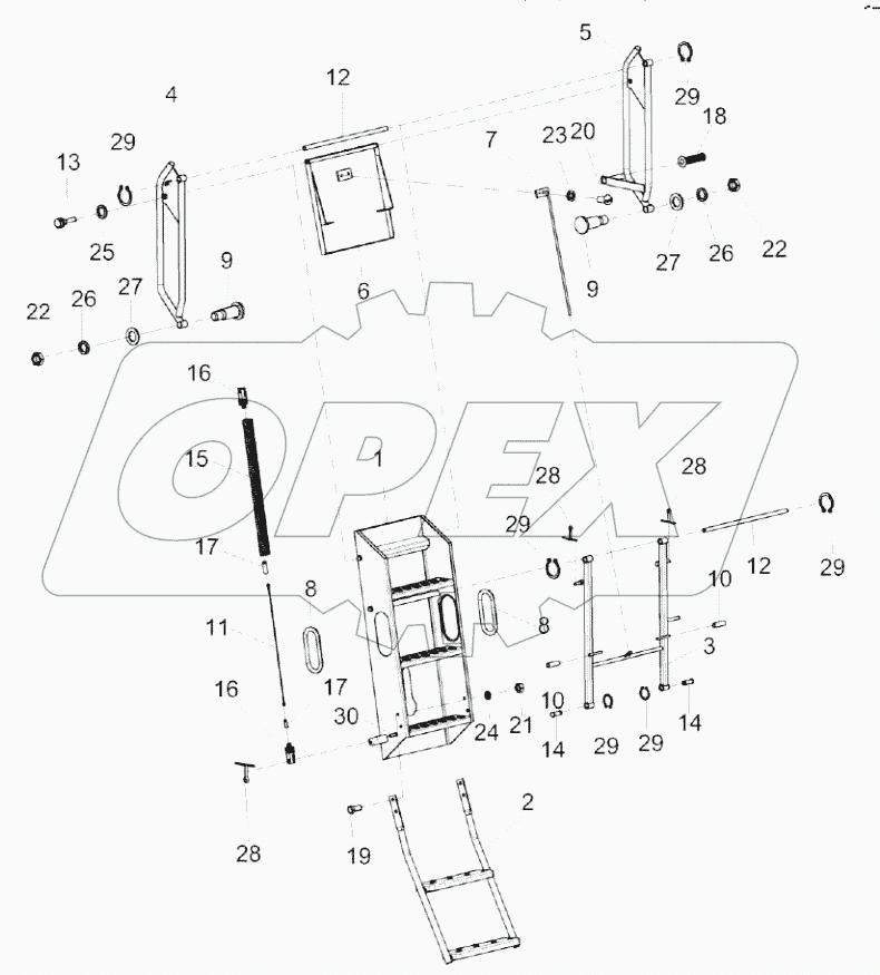  Установка трапа КЗК-7-0117000
