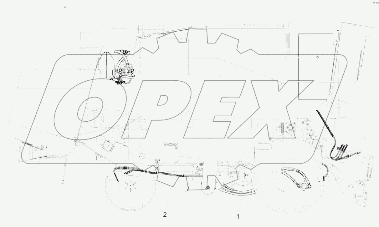  Гидросистема КЗК-8М-0600000